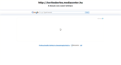 Desktop Screenshot of keritesberles.mediacenter.hu