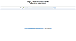 Desktop Screenshot of eletfa.mediacenter.hu