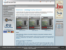 Tablet Screenshot of mediacenter.hu