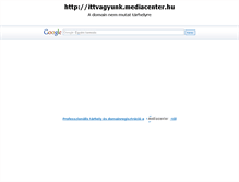 Tablet Screenshot of ittvagyunk.mediacenter.hu